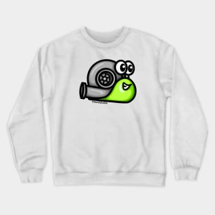 Turbo Snail (Version 1) - Lime Green Crewneck Sweatshirt